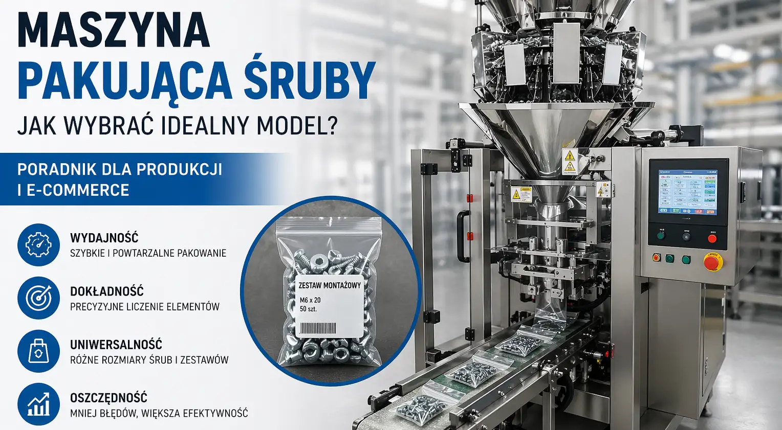 Maszyna pakująca do śrub — jak wybrać odpowiedni model